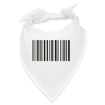 barcode - Bandana - Weiß - Vorne
