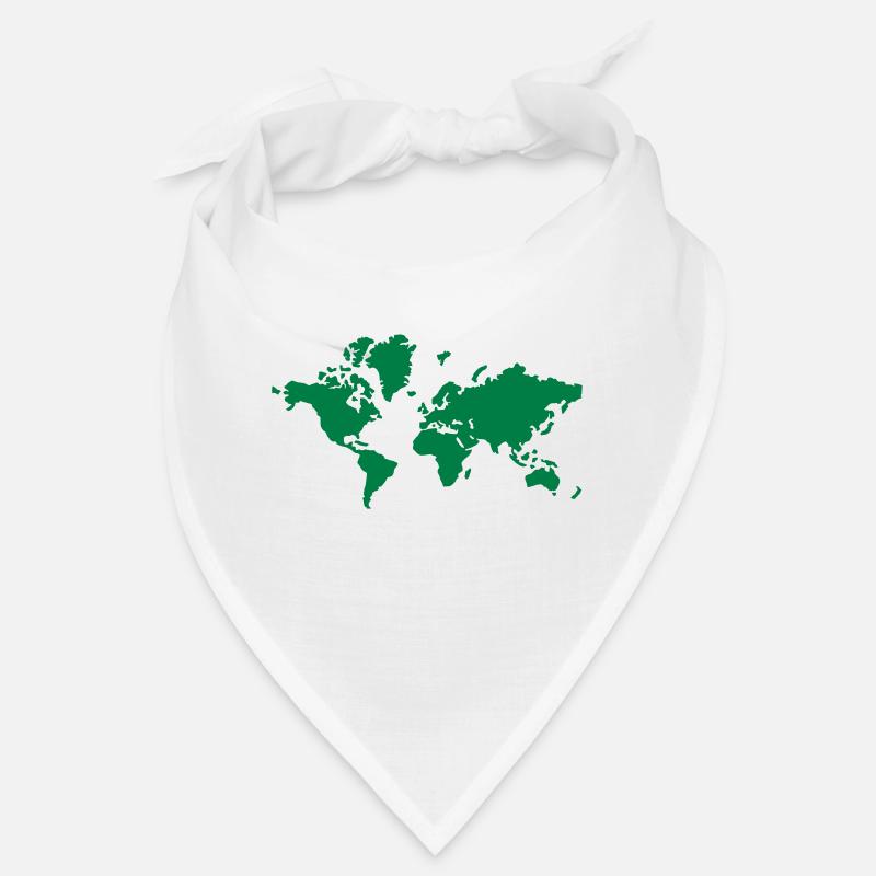 World map Bandana