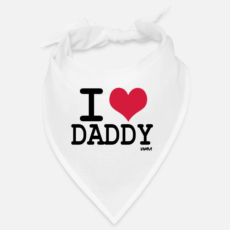 i love daddy by wam Bandana