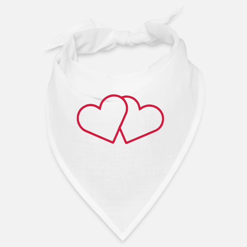 2 coeurs Bandana