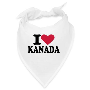 Kanada - Bandana - Weiß - Vorne