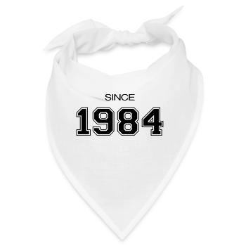 Geburtstagsgeschenk 1984 - Bandana - Weiß - Vorne