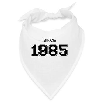 Geburtstagsgeschenk 1985 - Bandana - Weiß - Vorne