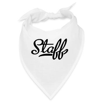 Staff - Bandana - Weiß - Vorne