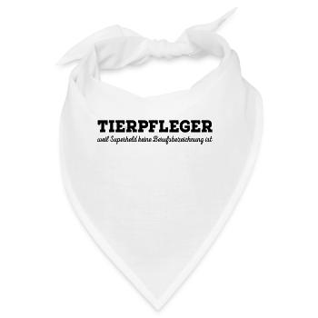 Tierpfleger - Bandana - Weiß - Vorne