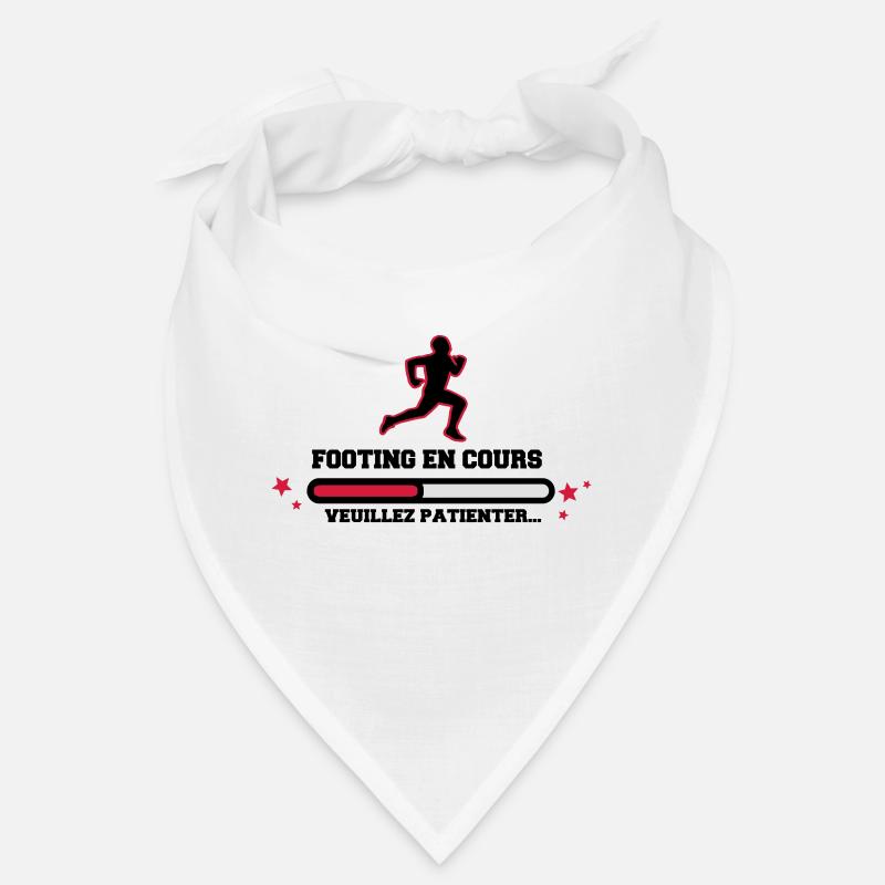 FOOTING EN COURS - Bandana - blanc