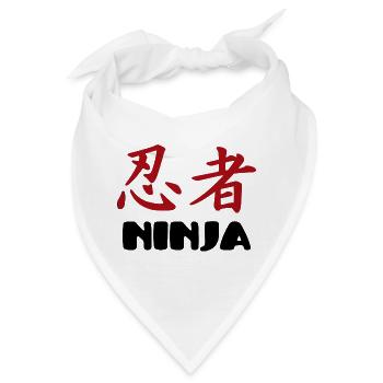 ninjas - Bandana - Weiß - Vorne