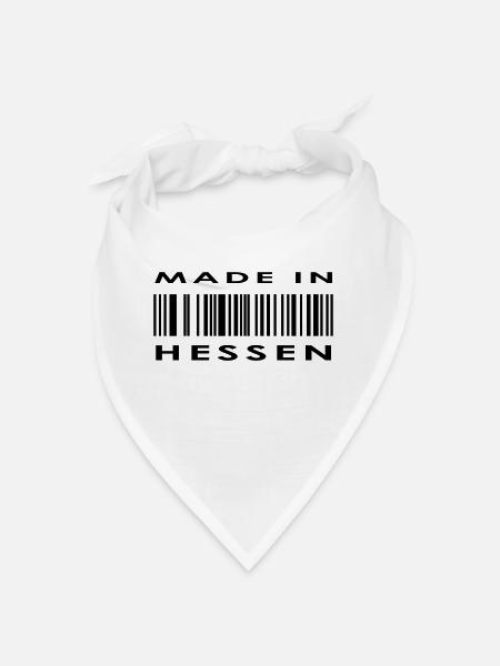 Made in Hessen - Bandana - Weiß