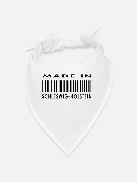Made in Schleswig-Holstein - Bandana - Weiß