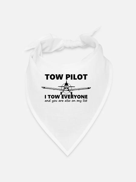 towpilot piper pa25 - Bandana - Weiß - Vorne