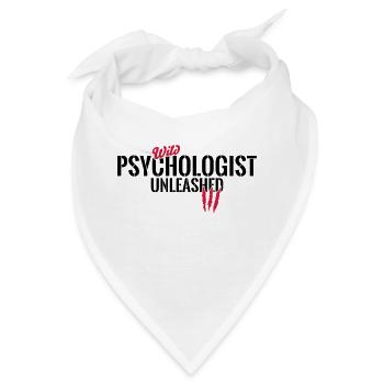 Wilder Psychologe entfesselt - Bandana - Weiß - Vorne