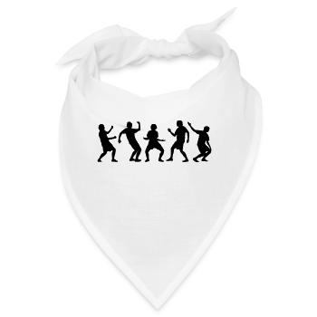 dance - Bandana - Weiß - Vorne