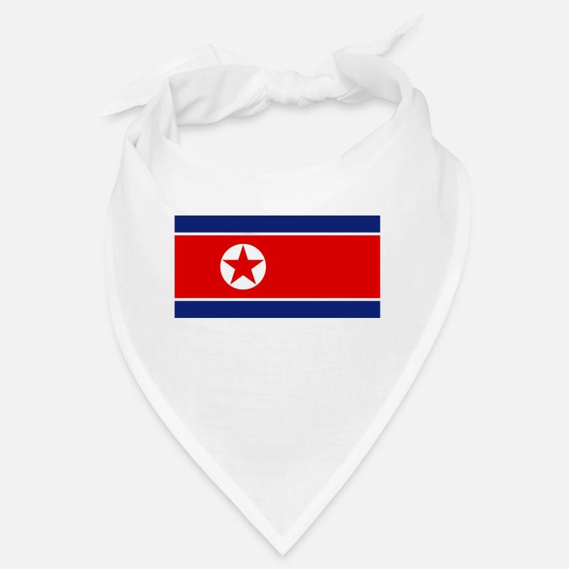 Drapeau national de la Corée du Nord Bandana