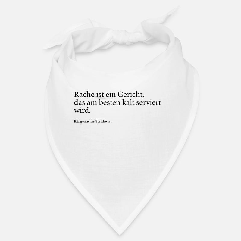 Rache ist ein Gericht, das am besten kalt servier Bandana