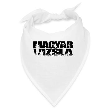 MAGYAR VIZSLA Jagdhund - Bandana - Weiß - Vorne