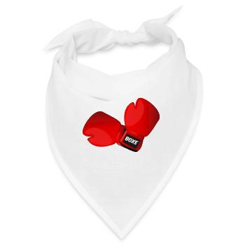 Boxhandschuhe - Bandana - Weiß - Vorne