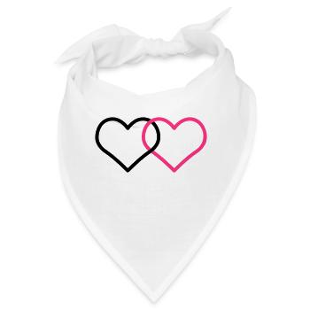 Ehe Allianzen Herz Corazone Alianzas Herz Ehe - Bandana - Weiß - Vorne