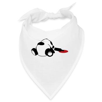 betrunkener pandabär - Bandana - Weiß - Vorne