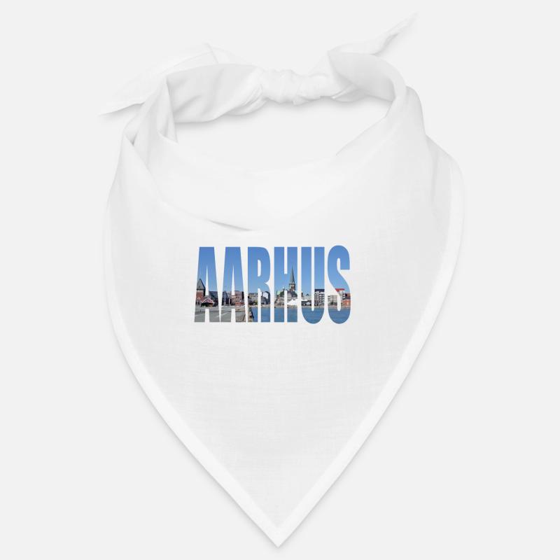 AARHUS DÄNEMARK - Bandana - Weiß