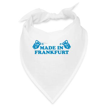 Made in Frankfurt - Hessen - Bembel - Bandana - Weiß - Vorne