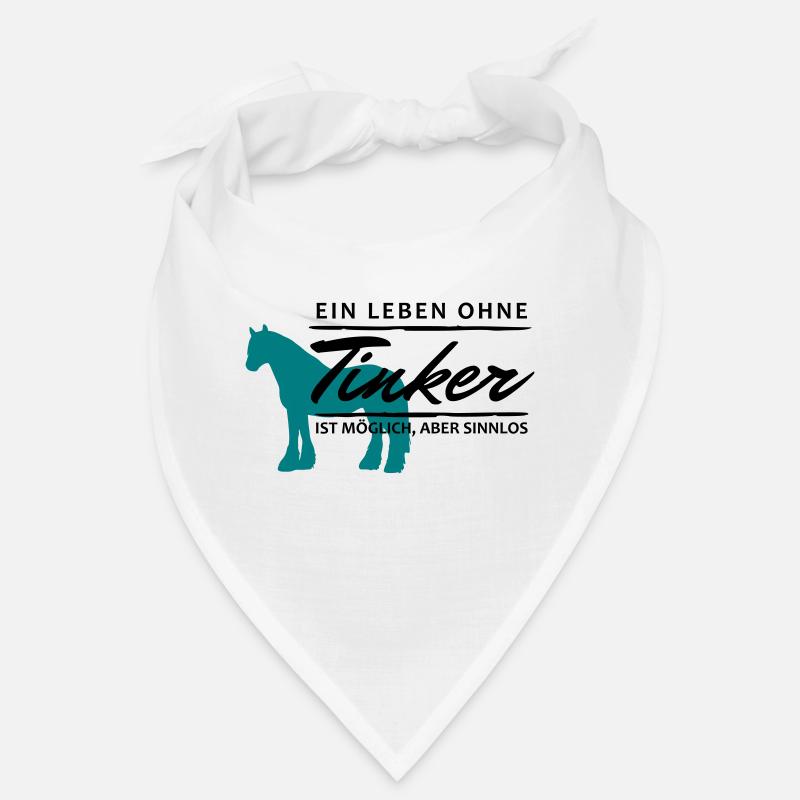 Leben ohne Tinker sinnlos - Bandana - Weiß