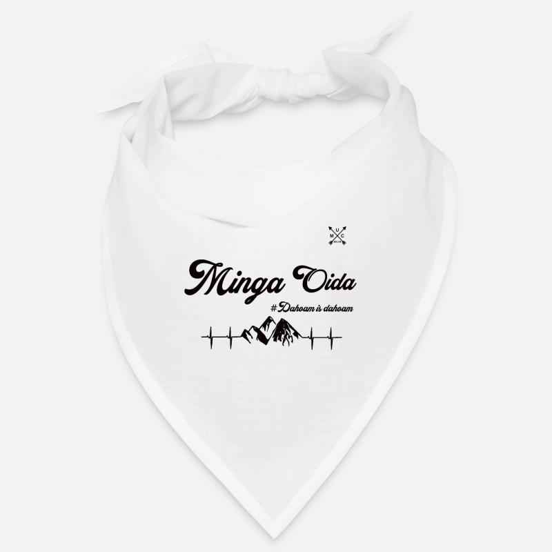 Minga Oida Stuff - Bandana - Weiß