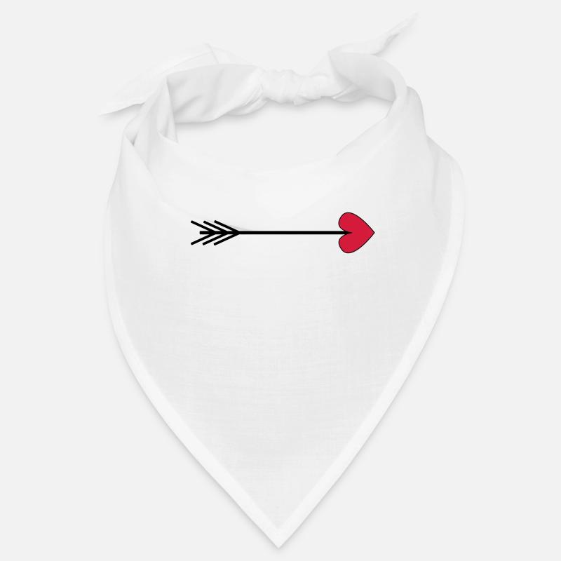Flèche Coeur Flèche Saint-Valentin amour idée cadeau jour Bandana