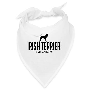 IRISH TERRIER was sonst - Bandana - Weiß - Vorne