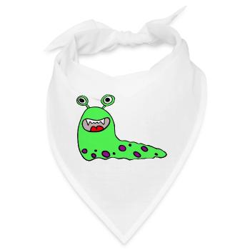 Monster,Comic,Kinder - Bandana - Weiß - Vorne