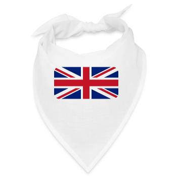 UK FLAG round corner 400 dpi - Bandana - Weiß - Vorne
