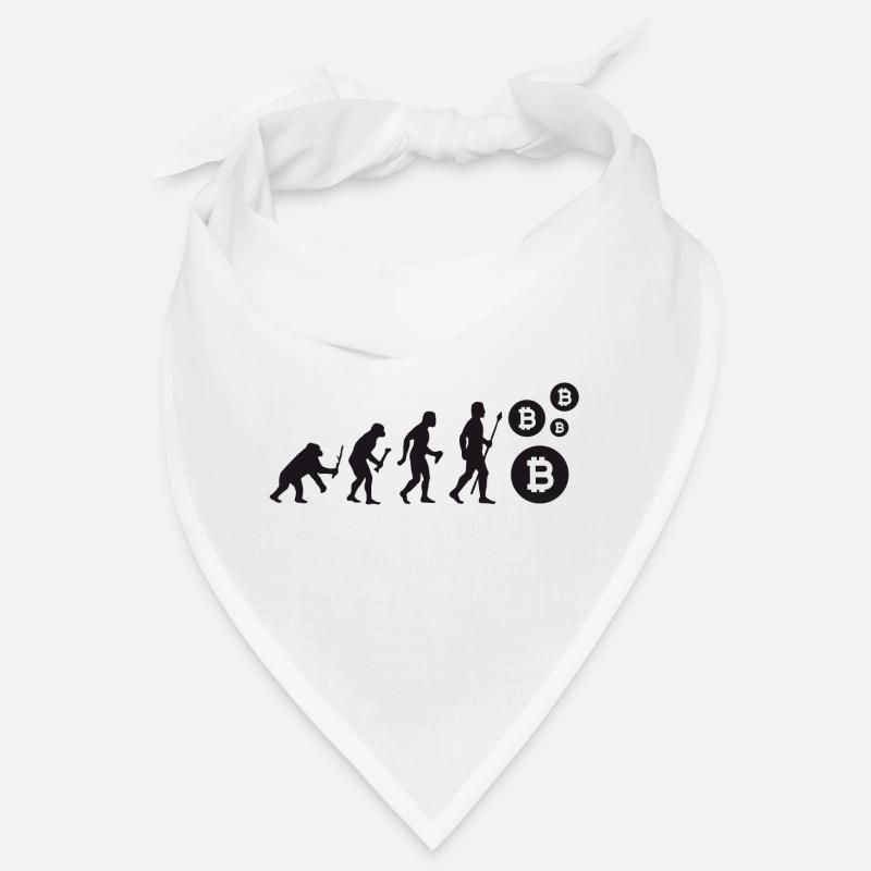 Evolution peu Bitcoin Coin shirt Bandana