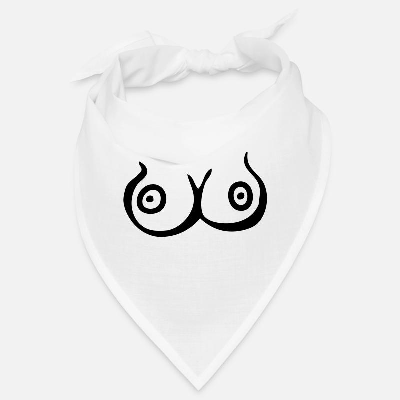 cartoon boobs Bandana