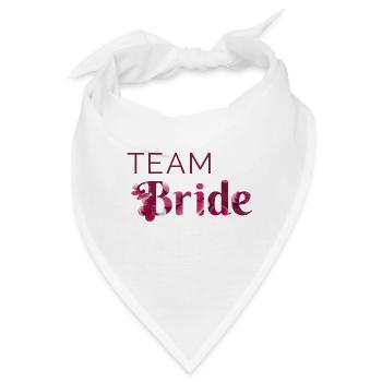 Team Braut - Bandana - Weiß - Vorne