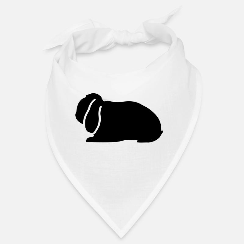 NHD emblem Dwarf Lop rabbit ram Bandana