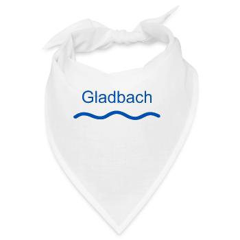 Gladbach Fluss freigestellt - Bandana - Weiß - Vorne