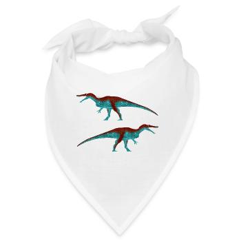 Baryonyx (klassisch) - Bandana - Weiß - Vorne