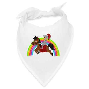 Ritter Knight - Bandana - Weiß - Vorne