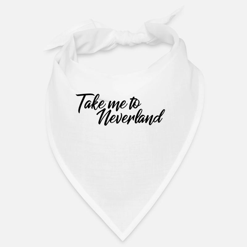 Emmenez-moi à Neverland - Bandana - blanc