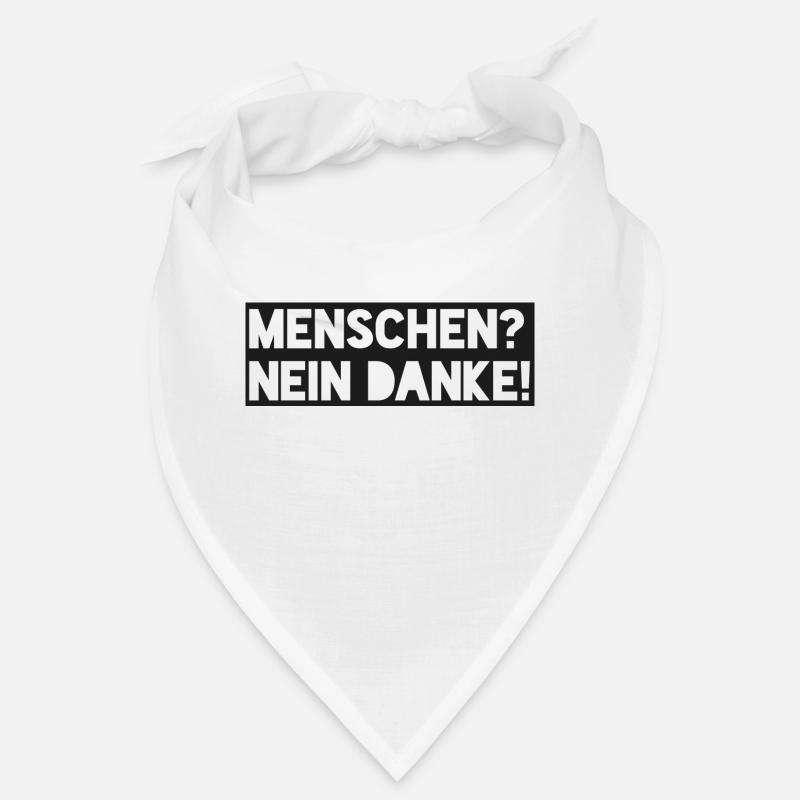 Menschen? Nein danke Bandana