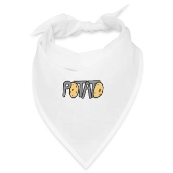 Kartoffel Potato - Bandana - Weiß - Vorne