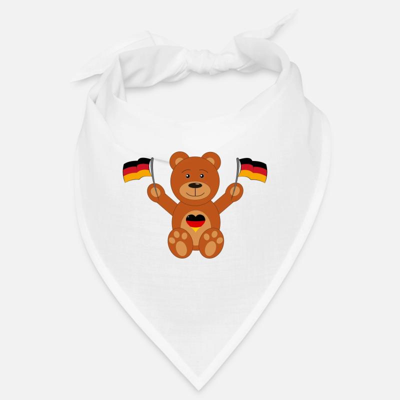 Teddy bear Germany flag Bandana