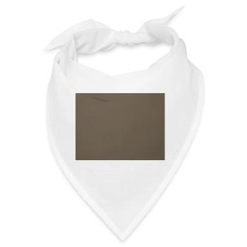 Braune Wand - Bandana - Weiß - Vorne
