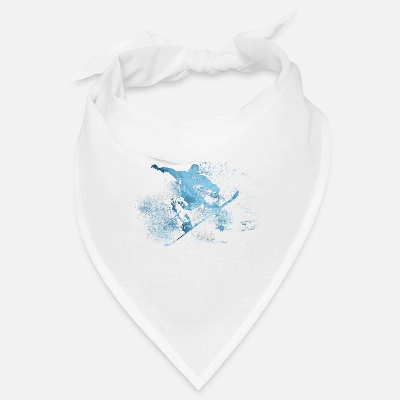 snowboard - Bandana - blanc