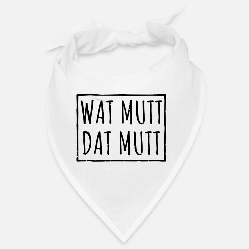 Wat Mutt Dat Mutt Spruch Geschenk Bandana