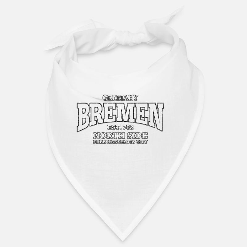 Bremen (white oldstyle) - Bandana - Weiß