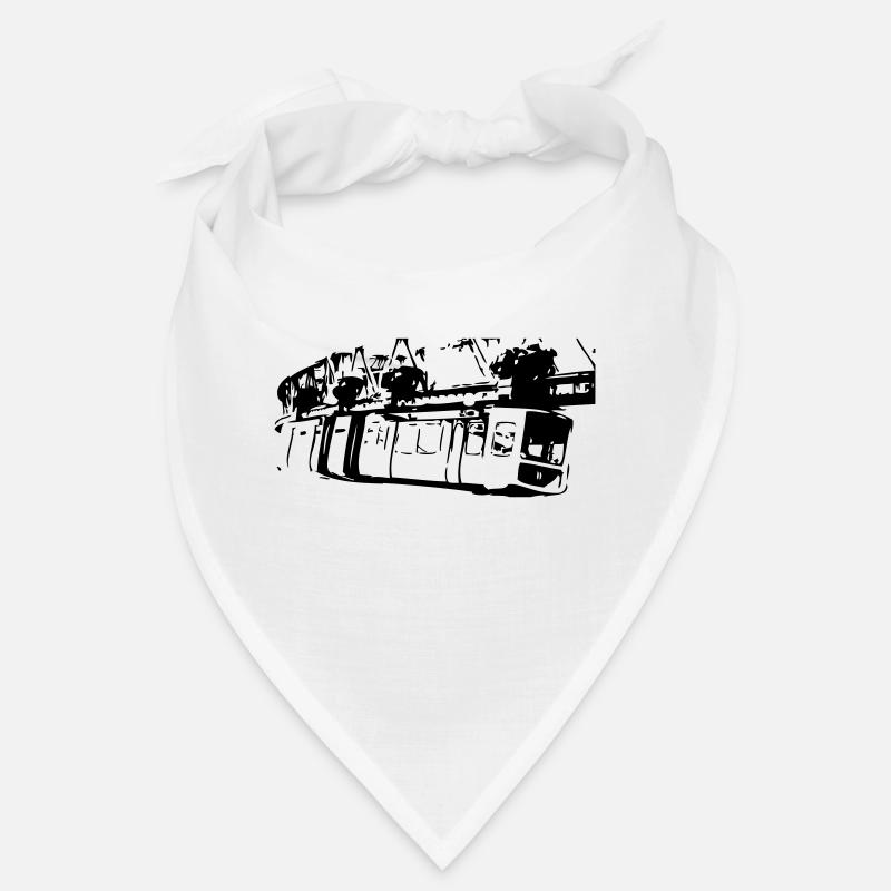 Schwebebahn - Bandana - Weiß
