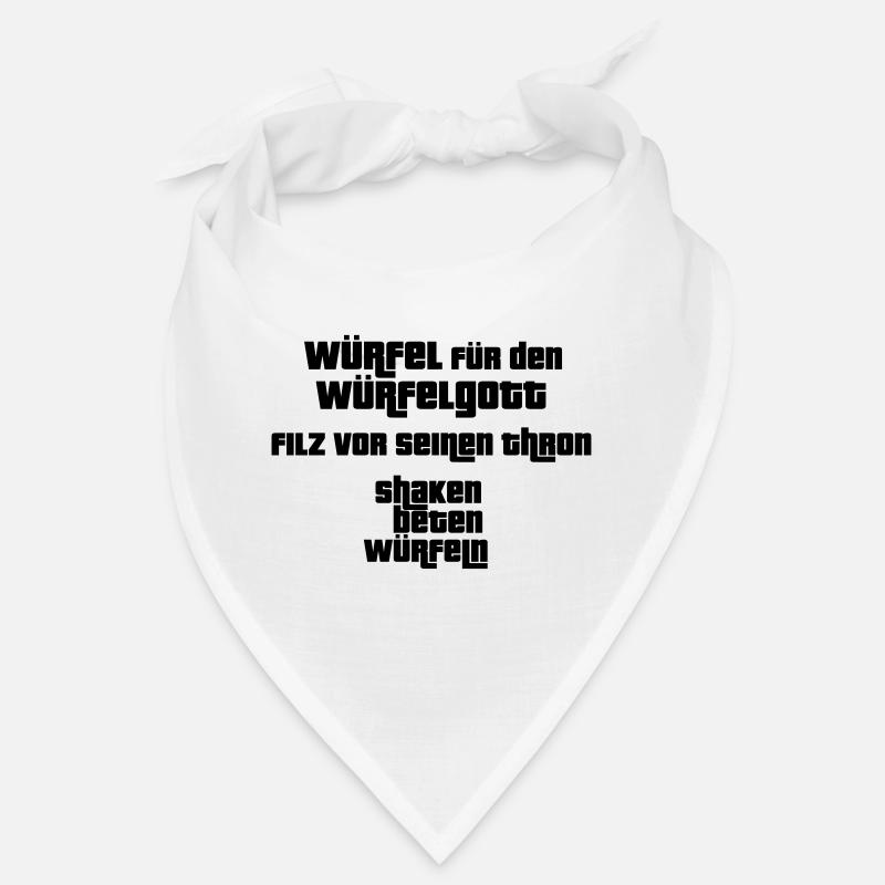 Dice for the dice god Bandana