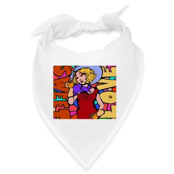 Hello Sunshine - Pop colors - Bandana - Weiß - Vorne