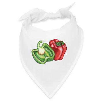 Paprika - Bandana - Weiß - Vorne