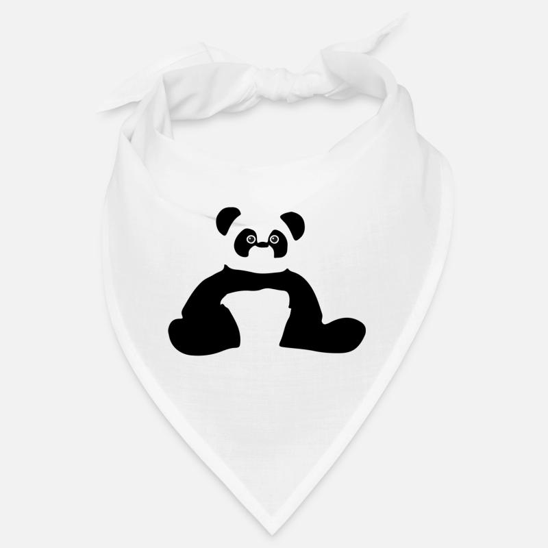 Panda panda - Bandana - blanc